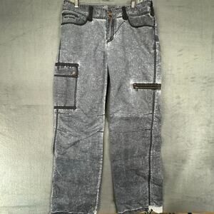 Helly Hansen Cargo Pants Mens‎ 32x32 Gray Acid Wash Polymide Water Resistant